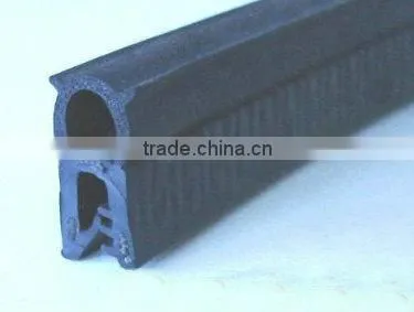 Black composite extruded epdm rubber door and window seal strips for cabinet
