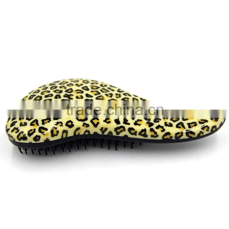 Leopard Magic Detangling Handle Tangle Hair Brush, Salon Styling Tamer Tool Comb