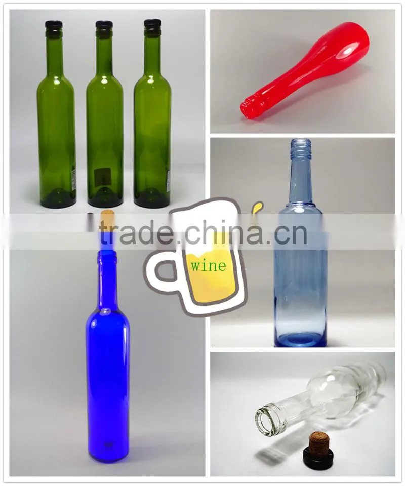 1L Clear Glass Bottle With Swing Top