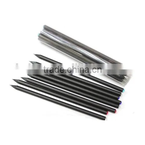2015 new product high quanlity black wooden HB pencil