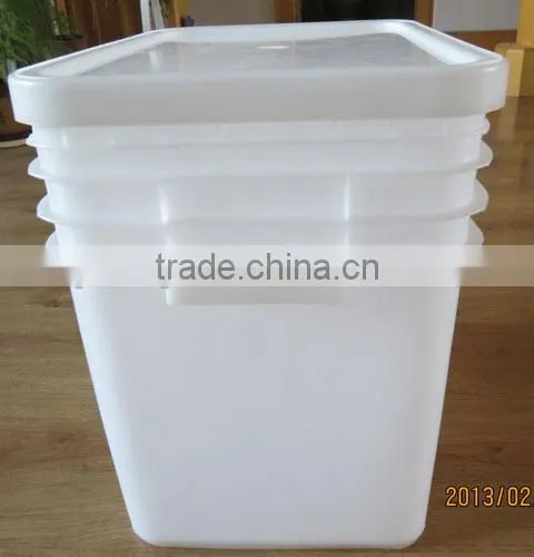 25 liter plastic rectangular bucket Paint bucket pail for packing Paint bucket 6.6 gallon