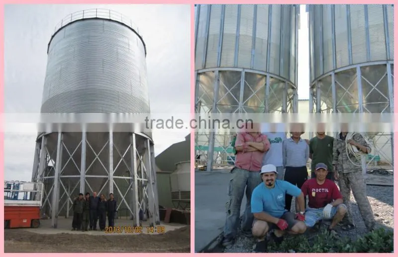 fumigation silo metal bolt bins maize storage tank