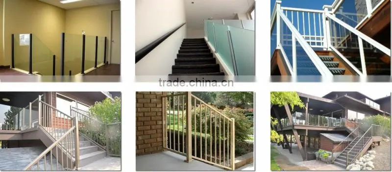 High quality galvanized steel handrail easily install factory manufacture