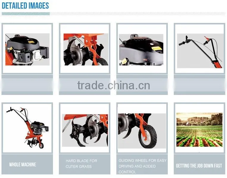 4.5HP Luxury garden tools Gasoline Cheap Cultivator Tillers Tractor