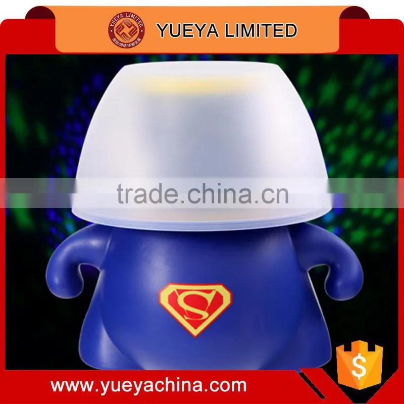 rotatable 3 colors LED starry night projection lamp-cartoon designed