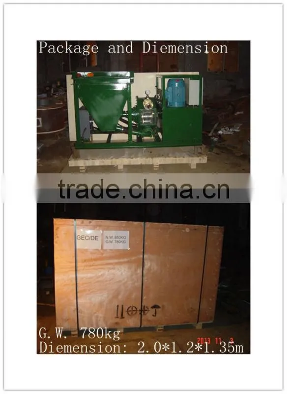 GDS1500G with CE&ISO GX390 gasoline motor concrete pump