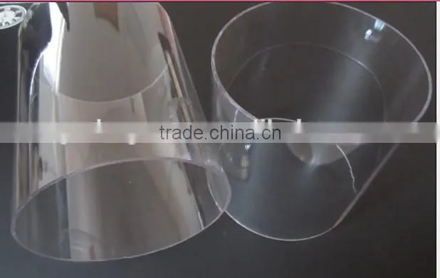 Freesky customized clear acrylic tubes, all shape plastic tubes, PC diffusion tubes, PS piles