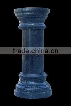 NATURAL JET BLACK MARBLE PEDESTALS