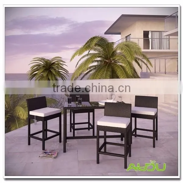 Audu Golf Bar Set/5 Pieces Golf Club High Back Chair Bar Set