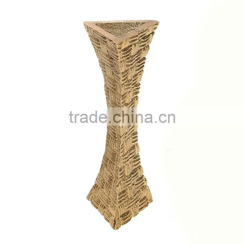 Home decoration metal craft gift item aluminum vase