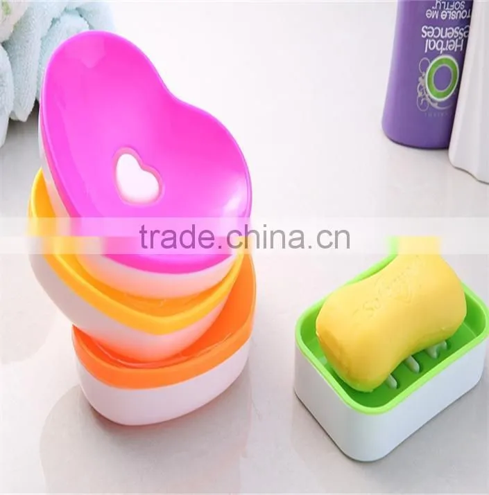 N172 High quality plastic heart shaped Soap Box