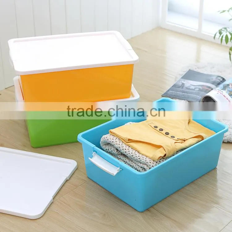 11.5L Hot Sale Colorful Plastic Storage Box With Lock