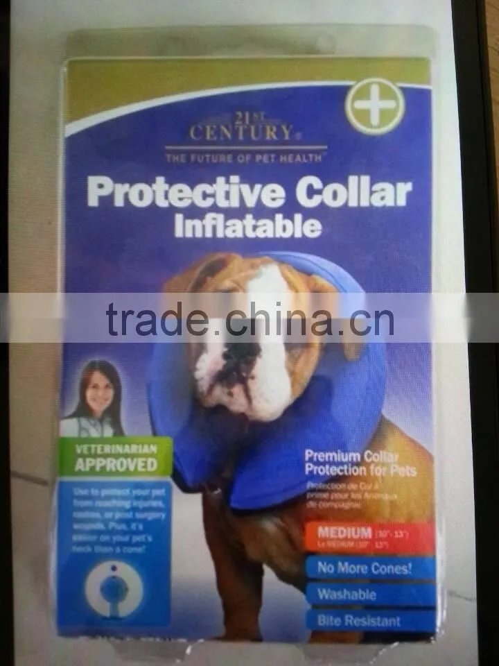 Protective pet collar/Dog Cat Wear- Inflatable Collar/ surgery injury collar