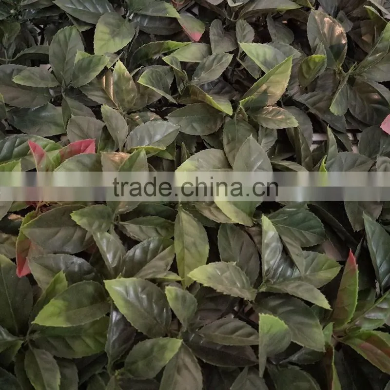 decorative orange leaf garden artificial grass fence