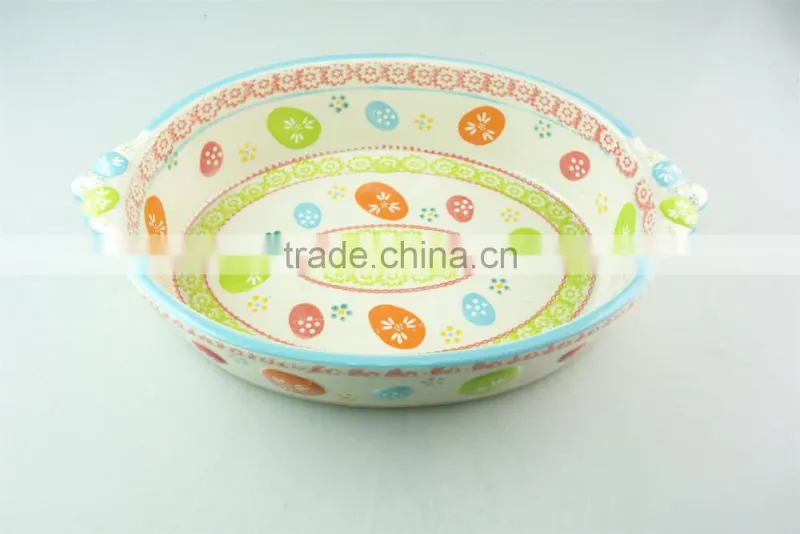hand painted colorful bakeware with cheap price in stock