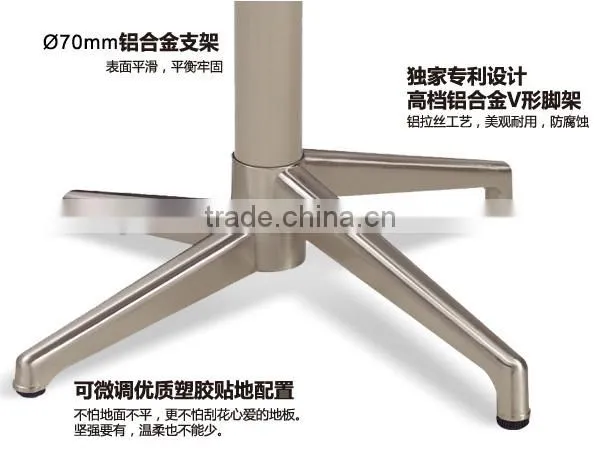 fashion modern outdoor folded ABS top brushed aluminum high cocktail table bar table LQ- BT309