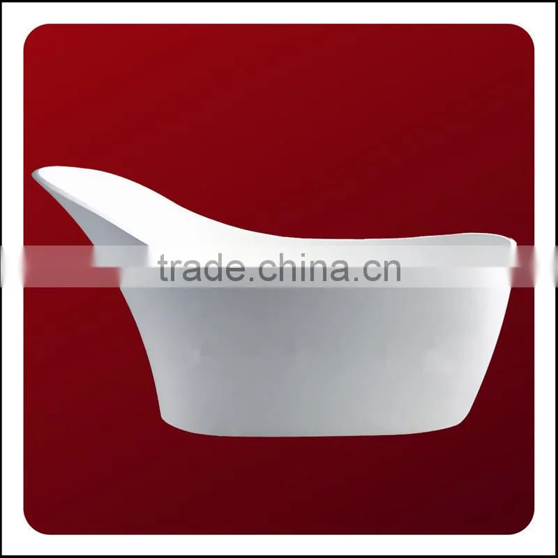 Half Hand Carved Free Standing Marble Stone Bathtub