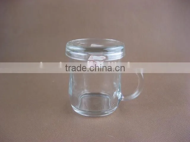 handy drinking glass cup with handle/glassware