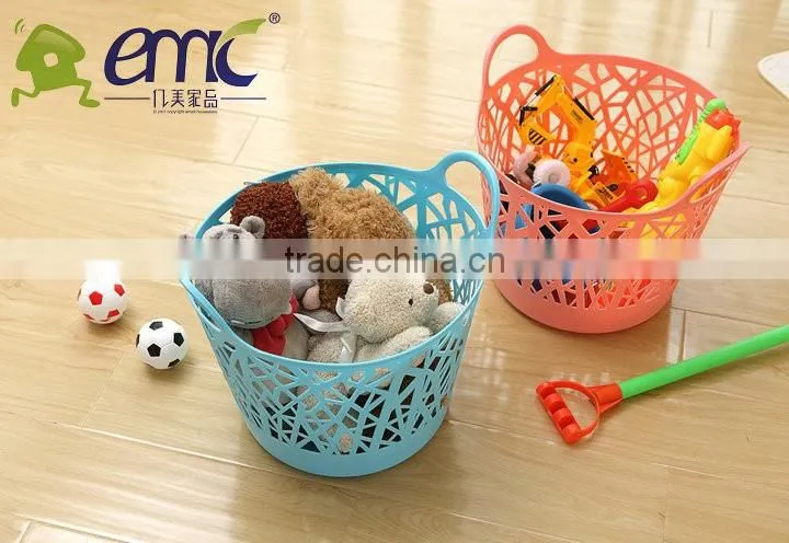 2017 New product rain tree plastic storage basket(with handle)