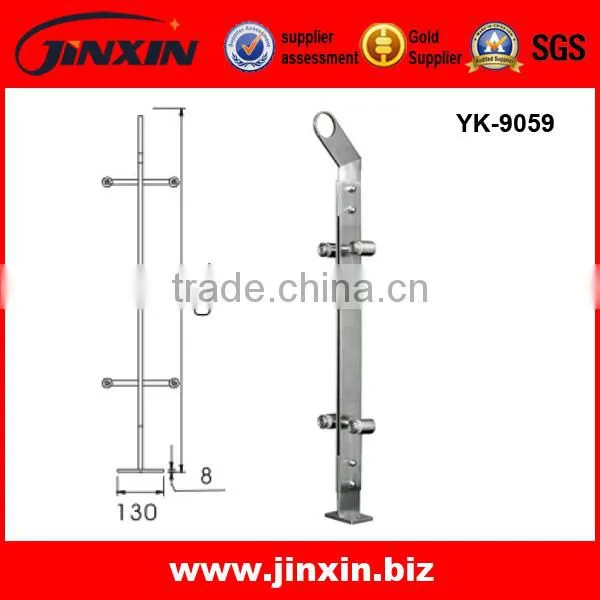 JINXIN stainless steel handrail_outdoor stair railing staircase column in malaysia