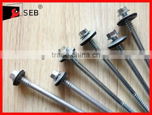 DIN7504 K self drilling screw with EPDM bonded washer