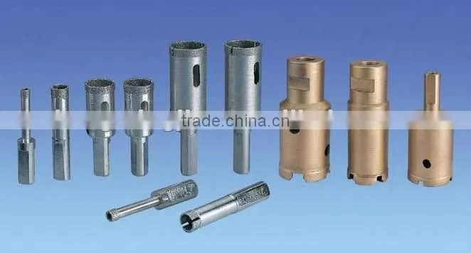 fine steel and diamond straight shank chamfering drill bit