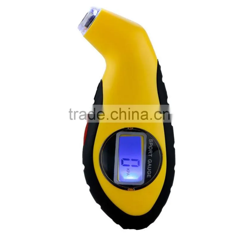 Car Auto Motorcycle Digital Tire Tyre Air Pressure Gauge Tester PSI PSI Kpa