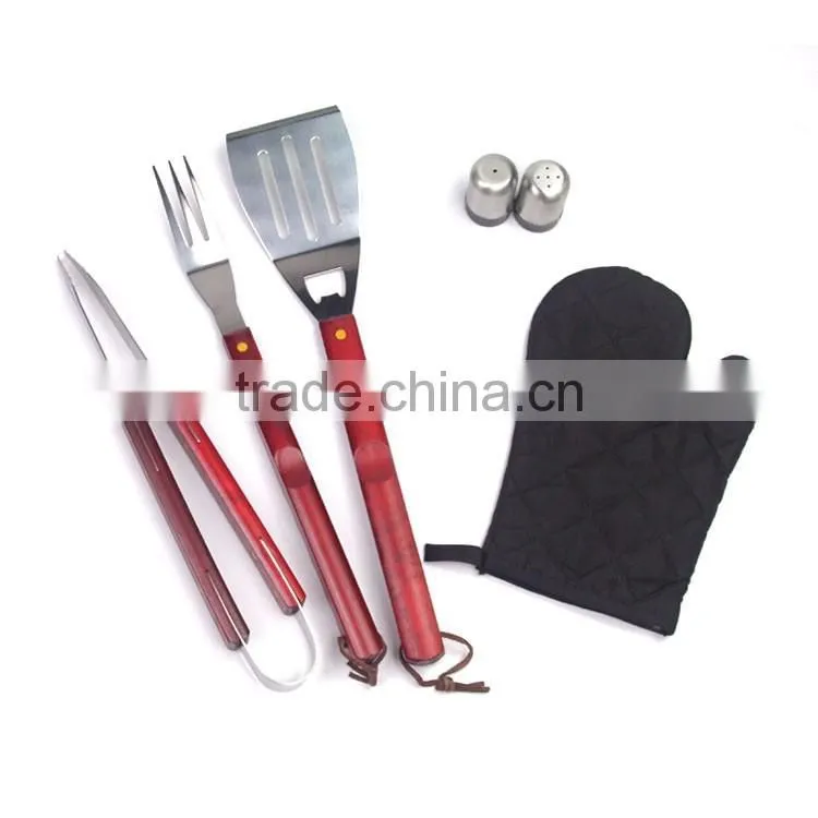 Cotton material bbq nomex oven gloves for kitchen cooking
