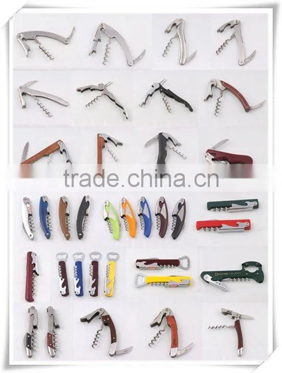 2014 Multi function stainless steel wine bottle opener keychain K313A