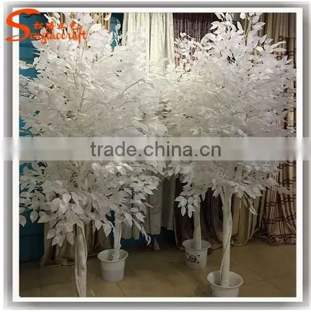 China supplier artificial white tree for weddings home and garden decoration