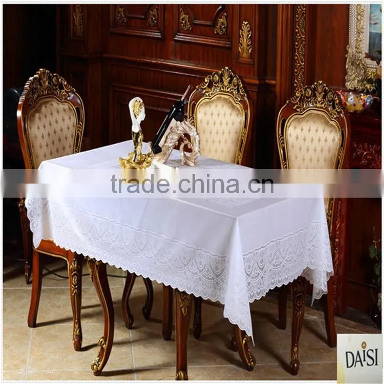 137CM*183CM PVC lace long graceful and Competitive table cloth