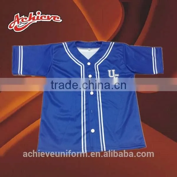 Fashion cheap mens blank baseball jersey made in china guangdong