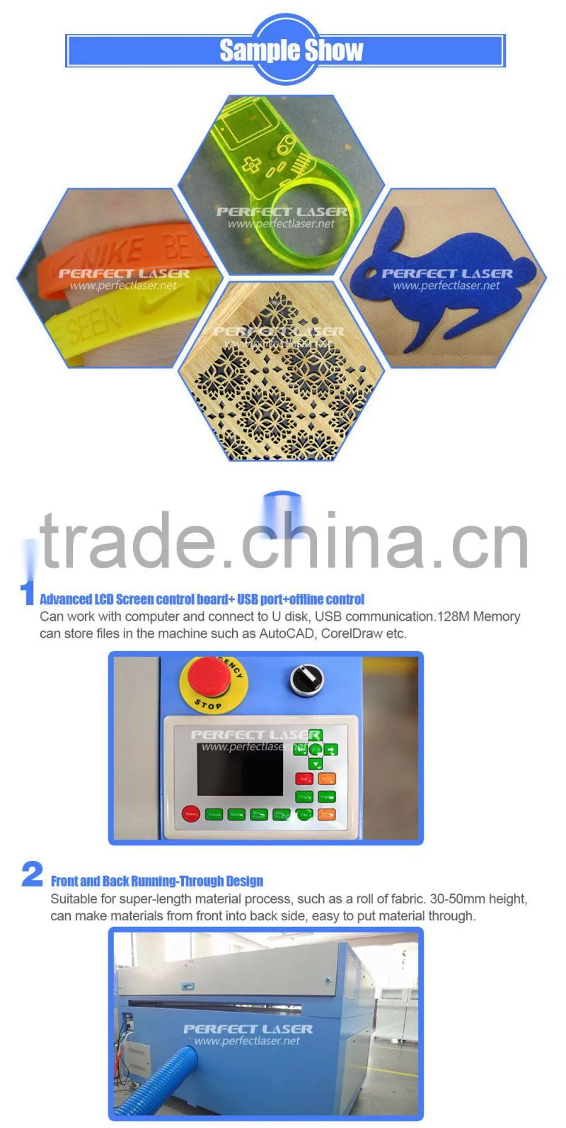60W & 80W CO2 Laser Wood / Acrylic / Leather Engraving Cutting Machine With Rotary 6040(Agents Wanted)