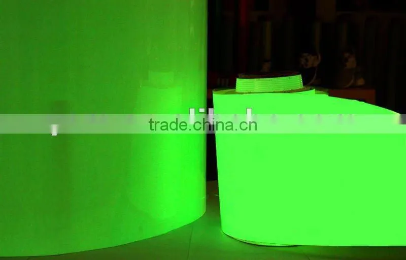glow green light traffic sign