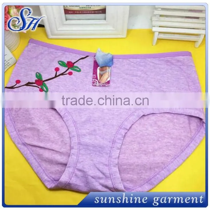 wholesale sexy adult women sweet underwear with printed flower