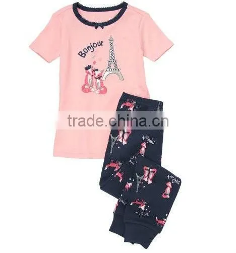 Parisian Foxes Two-Piece children clothing