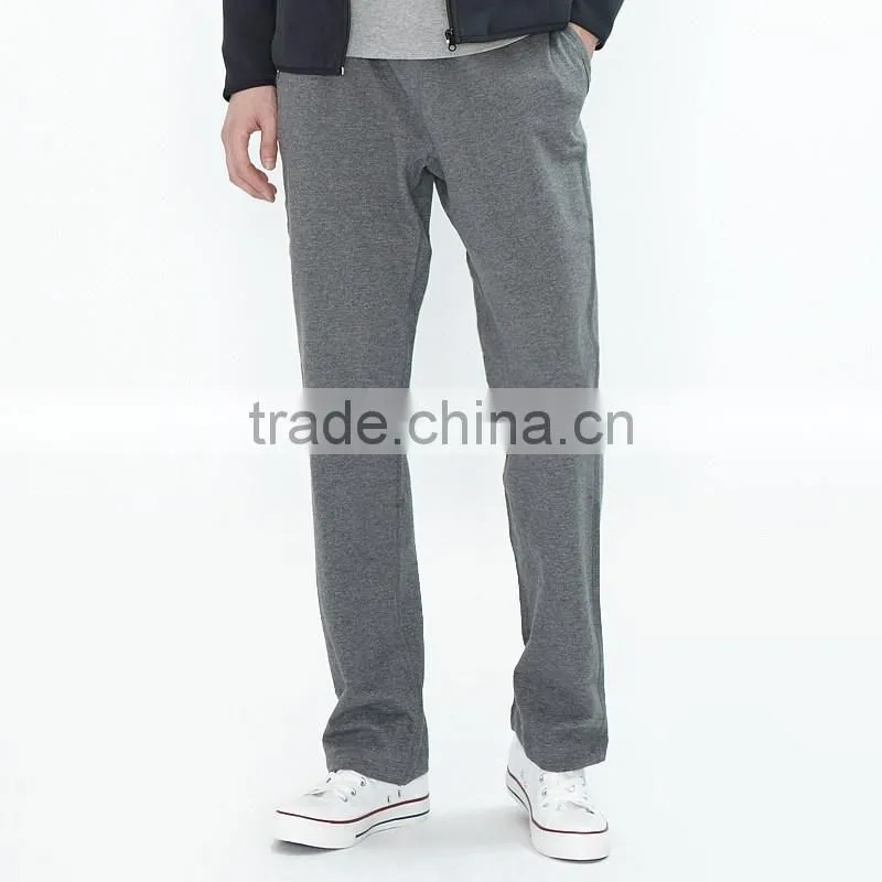 2015 Hot sale mens trousers 100% cotton casual sweat pants jogging & running pants