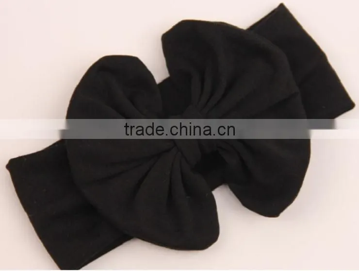 Dupioni Silk Baby Headband Kids Hair Accessories with Lace Rhinestone