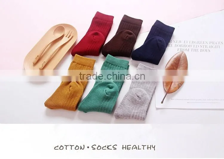Bulk wholesale custom leggings socks newborn baby cotton long tube socks children socks