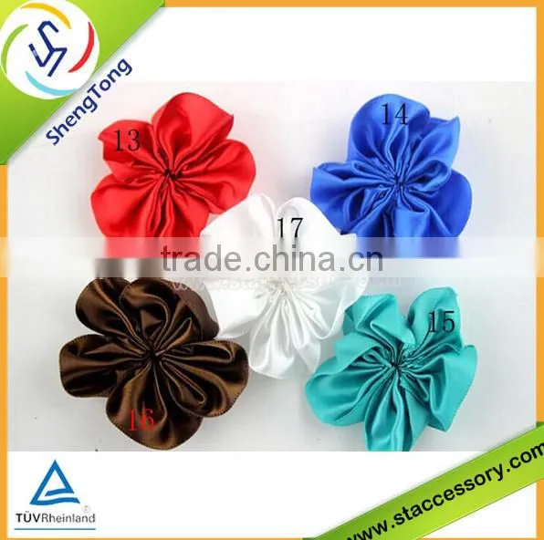 All kinds of beautiful satin ribbon handmade flowers wholesale