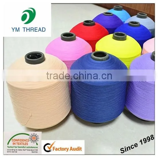 Dyed 100 Polyester 70/2 High Stretch knittingYarn for Socks
