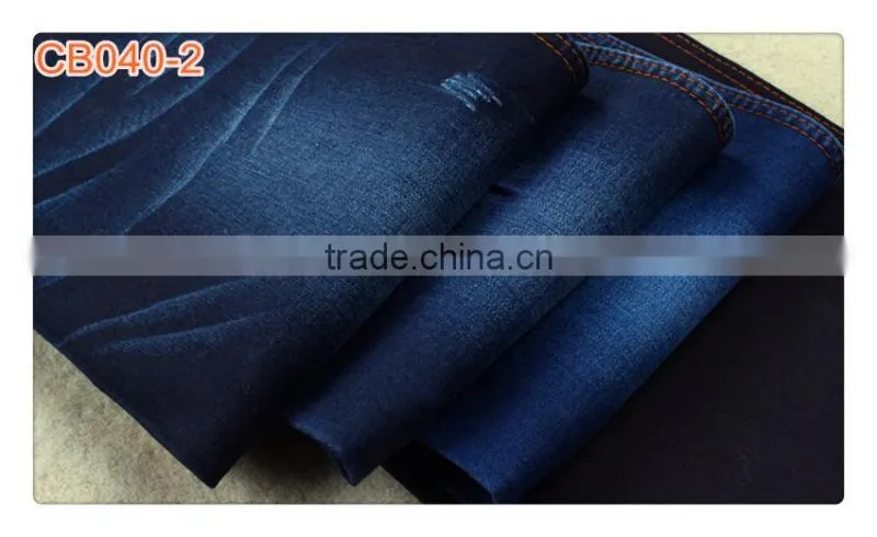 Certificated Unique Color organic denim fabric