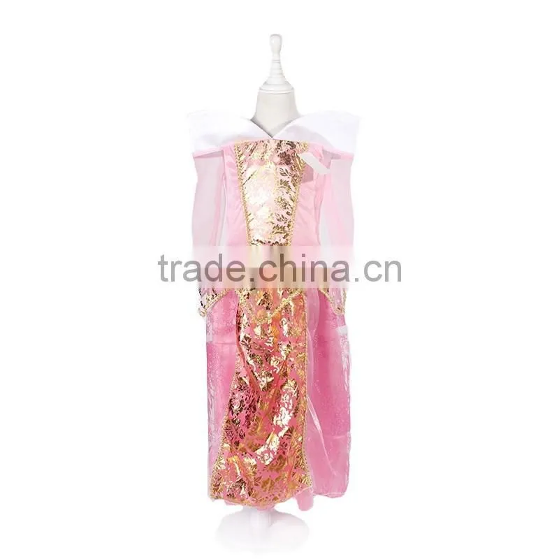 2016 girl party wear western dress kids party dress