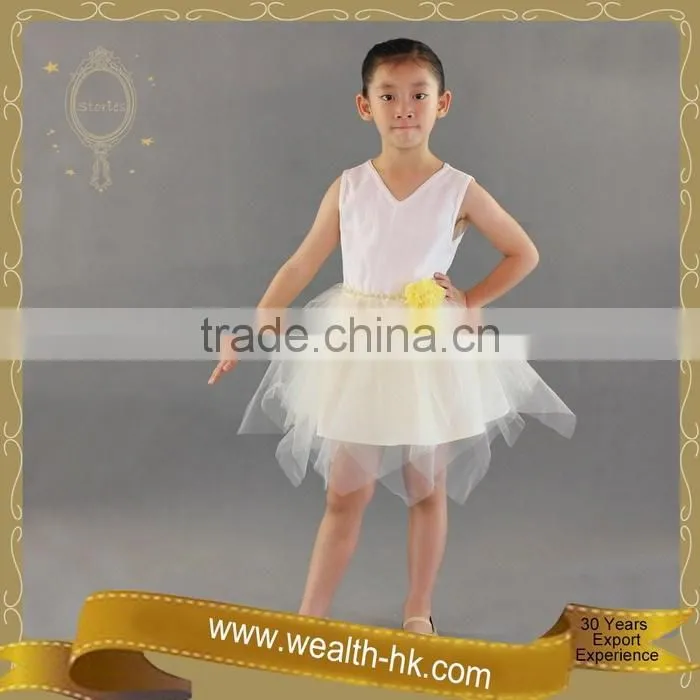 Sweety Elegant Pure Color Girls Princess Dress