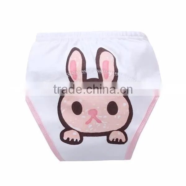 cute lion pattern printed 3 layers waterproof eco friendly infant cloth diaper
