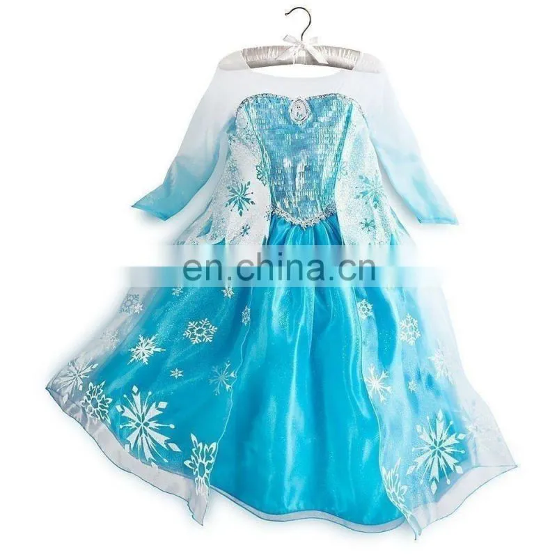 Frozen elsa anna dress cosplay costume wholesale
