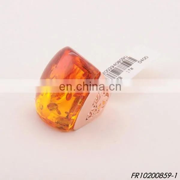 Fancy gold gem stone sparkling ring fashion engagement ring jewelry