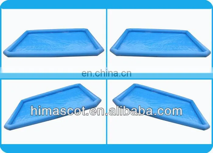 Green and White 10mL*8mW*1.2mH 0.6mm pvc inflatable swiming pool adult size inflatable pool