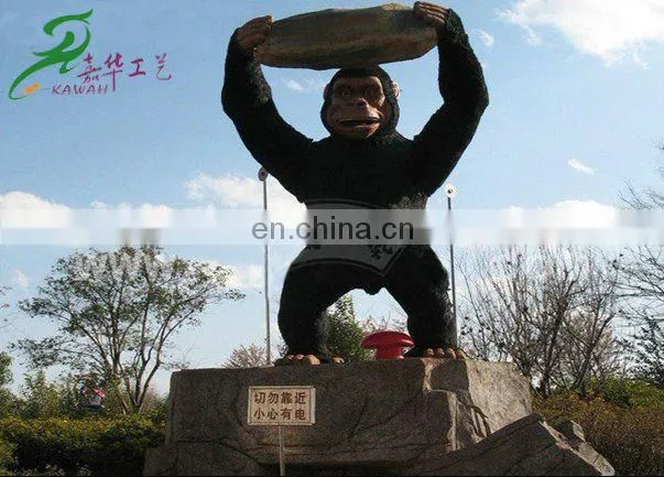 2013 fairground equipment big gorilla animal sculpture
