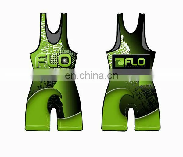 High Materials Sublimation Wrestling Singlets Jerseys